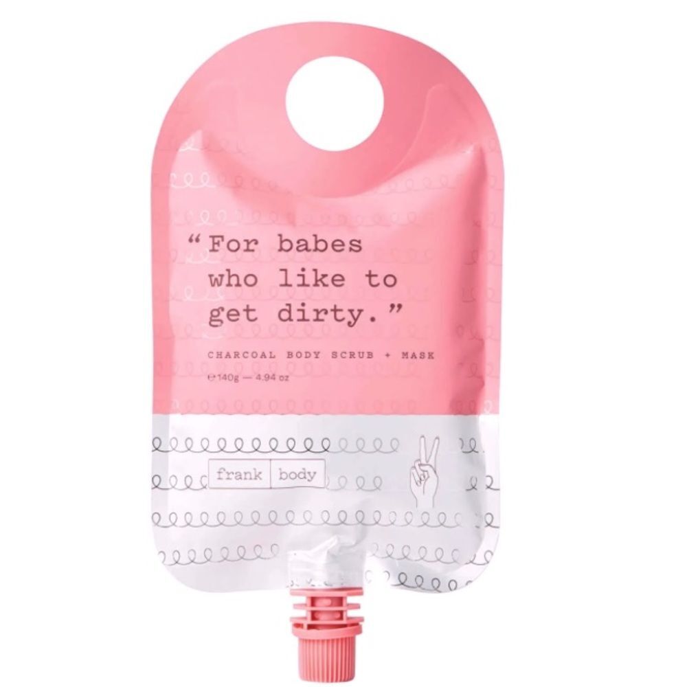 NEW Frank Body Charcoal Body Scrub + Mask